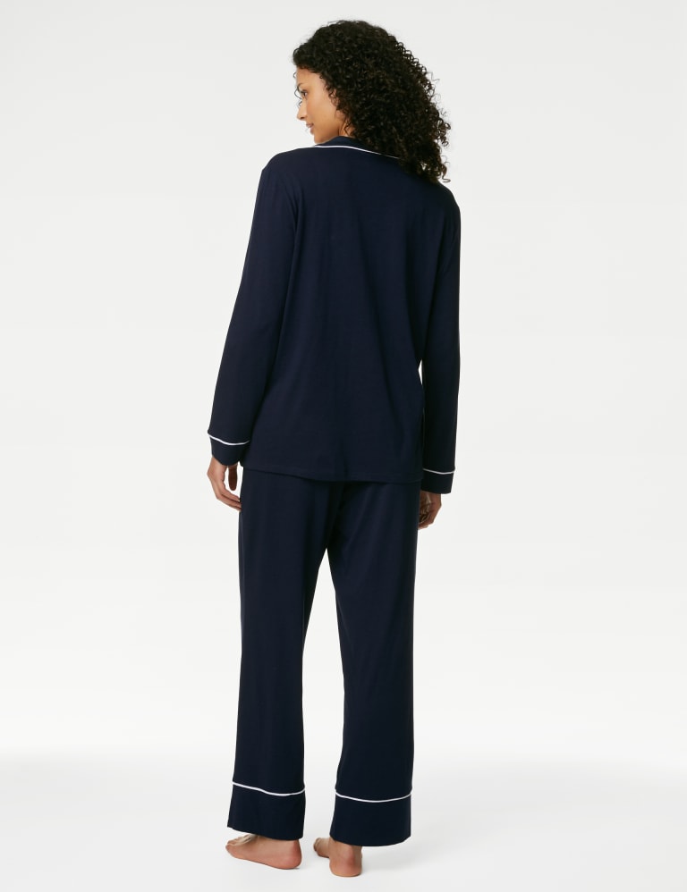 Cool Comfort TM Cotton Modal Pyjama Set, M&S Collection