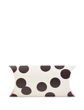 Coral Black & Grey Spot Print Pillow Gift Box Image 2 of 3
