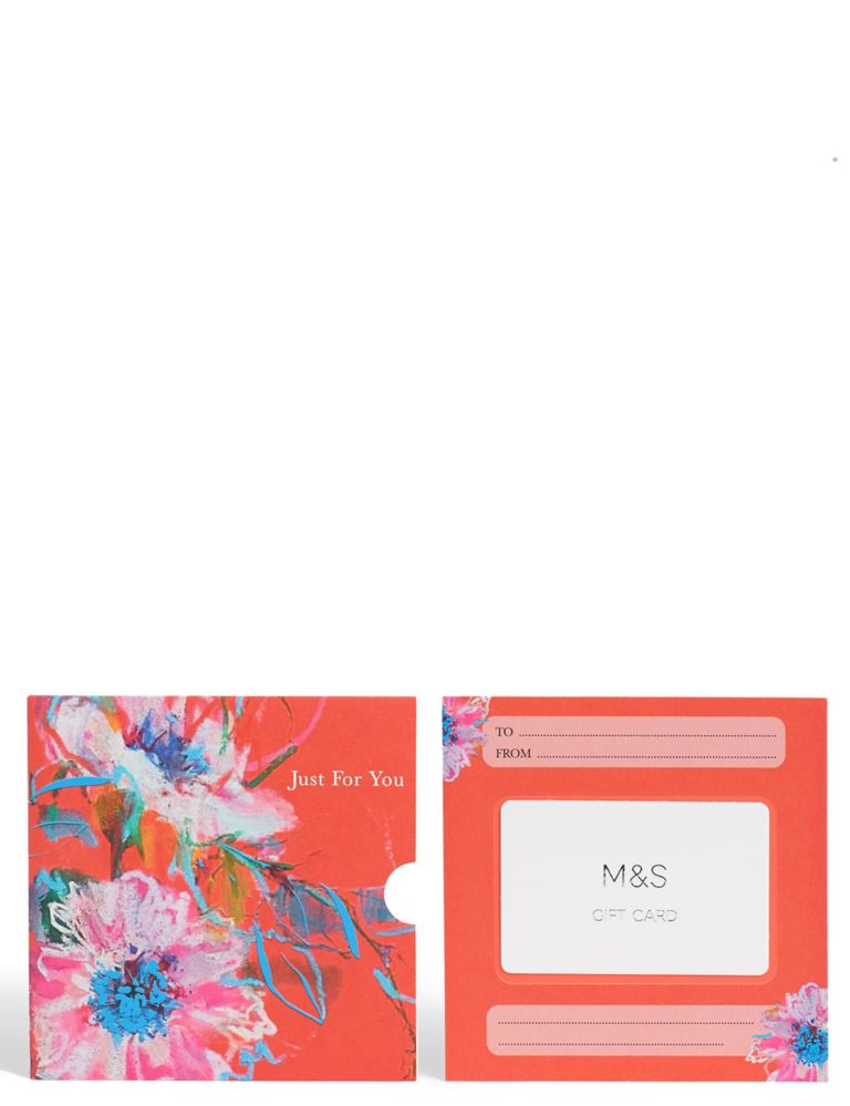 Coral Floral Gift Card 2 of 4