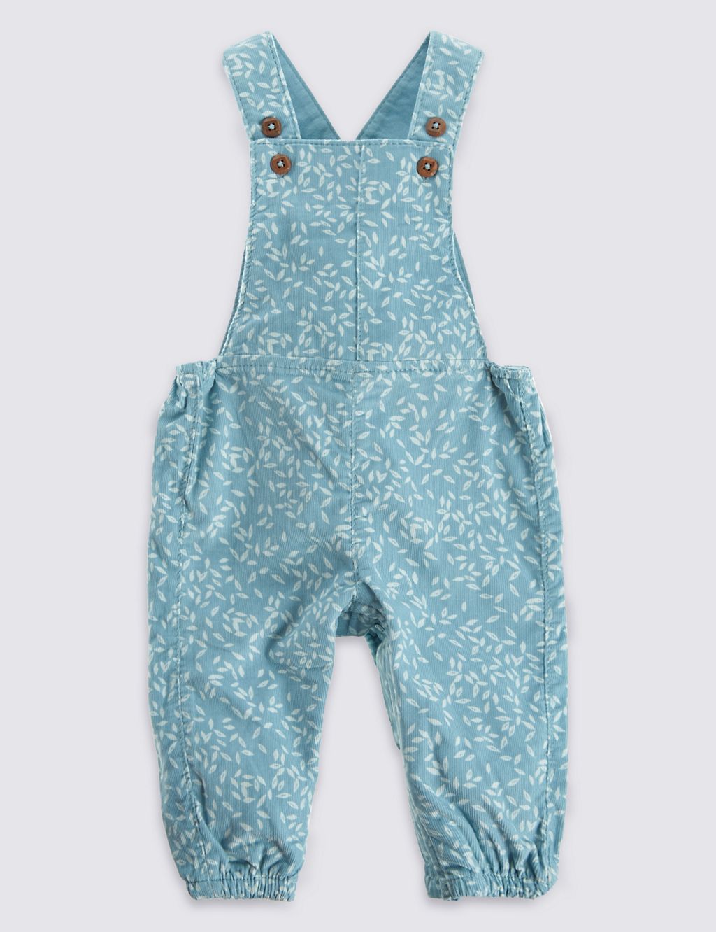 Cord All Over Print Dungarees and Bodysuit Outfit 2 of 6