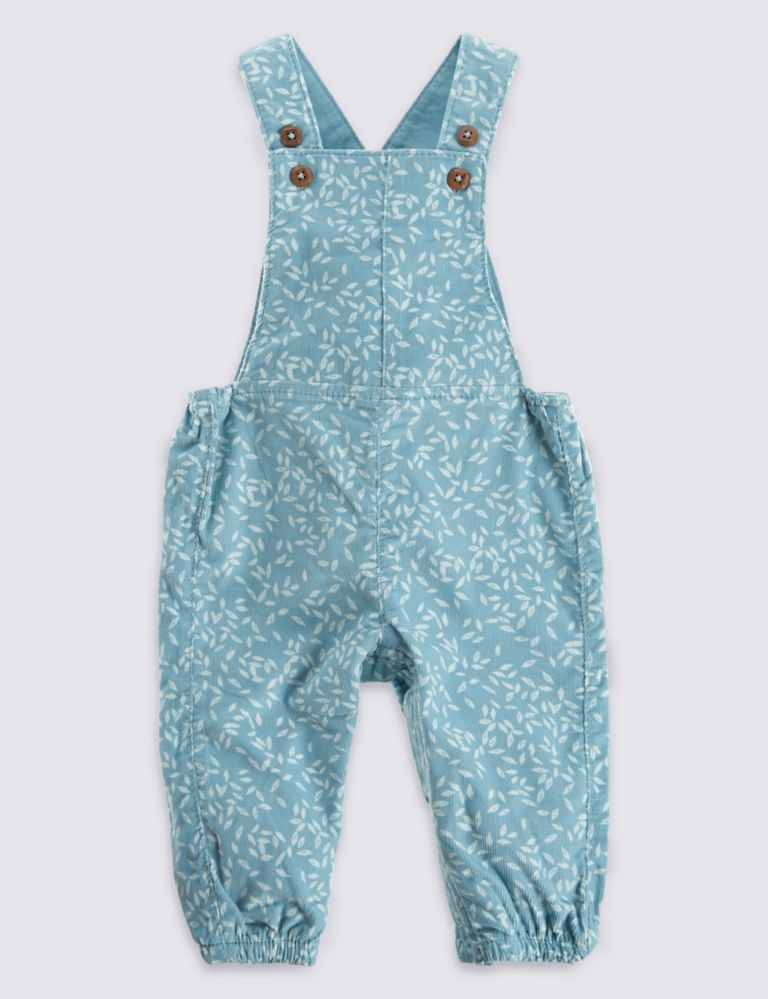 Cord All Over Print Dungarees and Bodysuit Outfit 3 of 6
