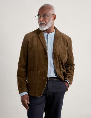 Mens corduroy jacket blazer hot sale