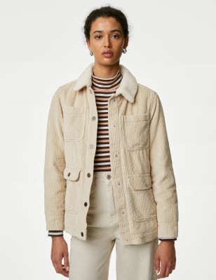 Oversized Cord Utility Jacket