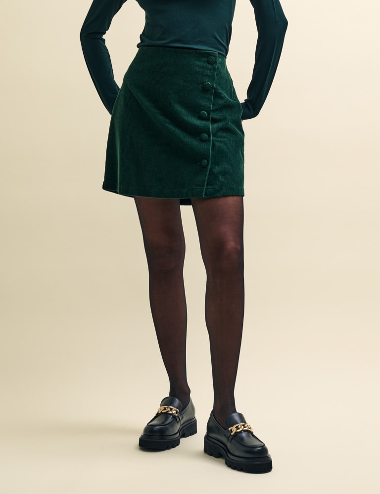 Cord a line mini skirt online