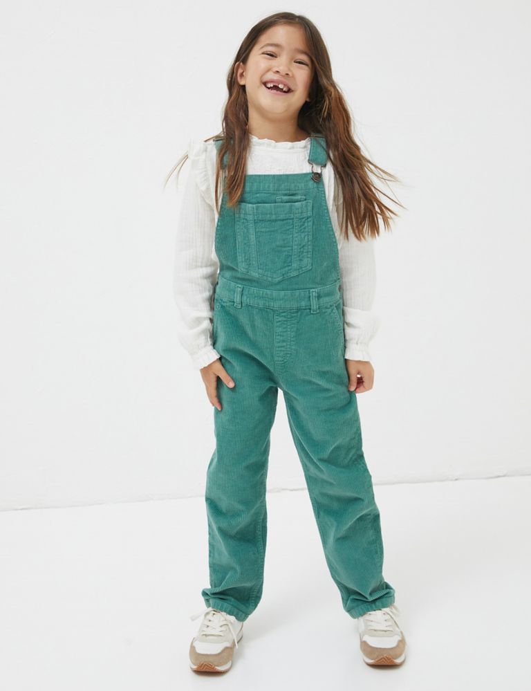 Cord Dungarees (3-13 Yrs) 1 of 4