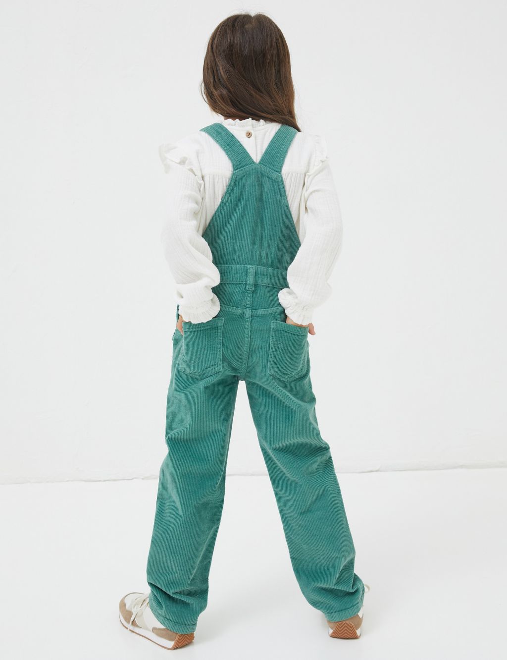 Cord Dungarees (3-13 Yrs) 2 of 4