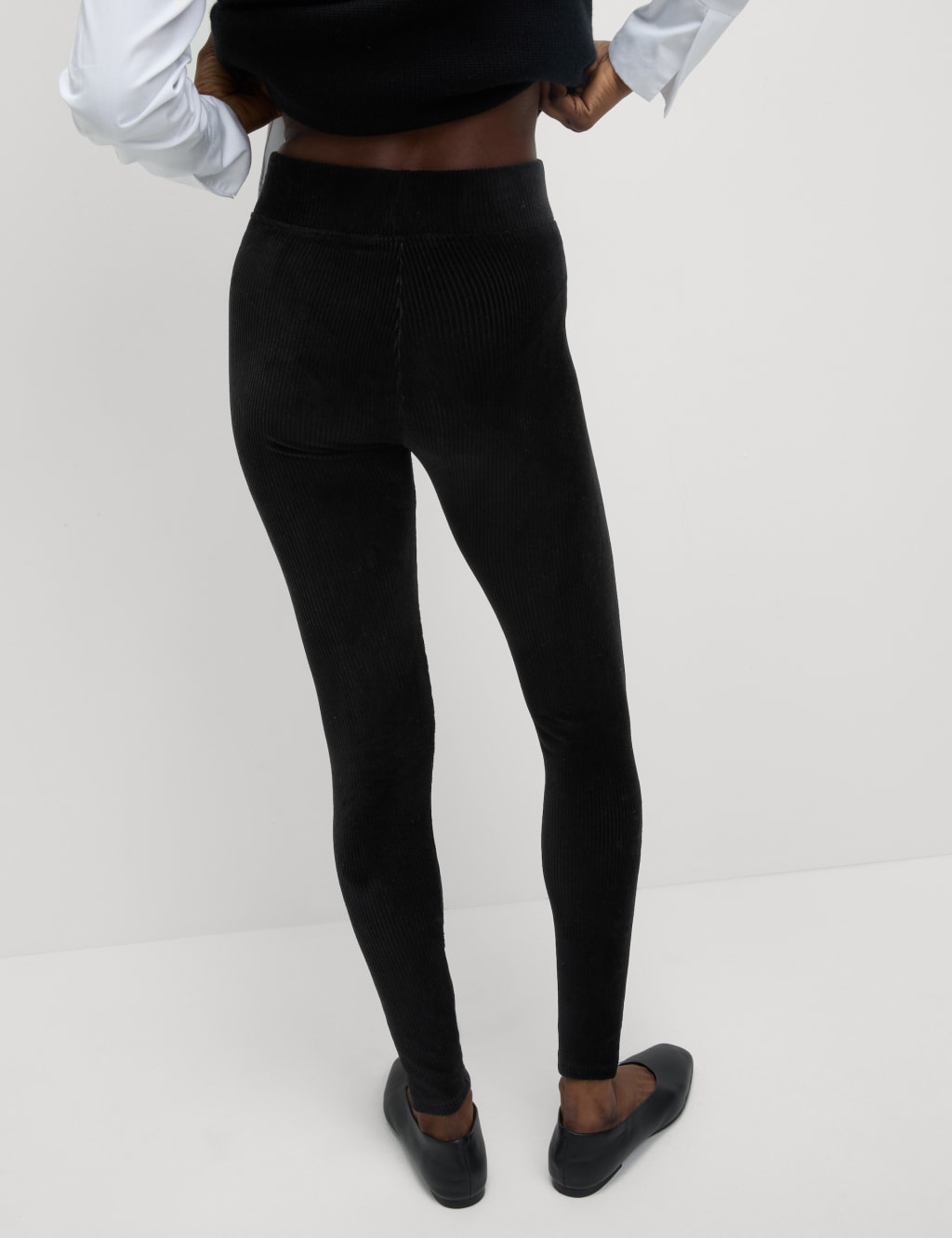 Cord High Waisted Leggings 2 of 5