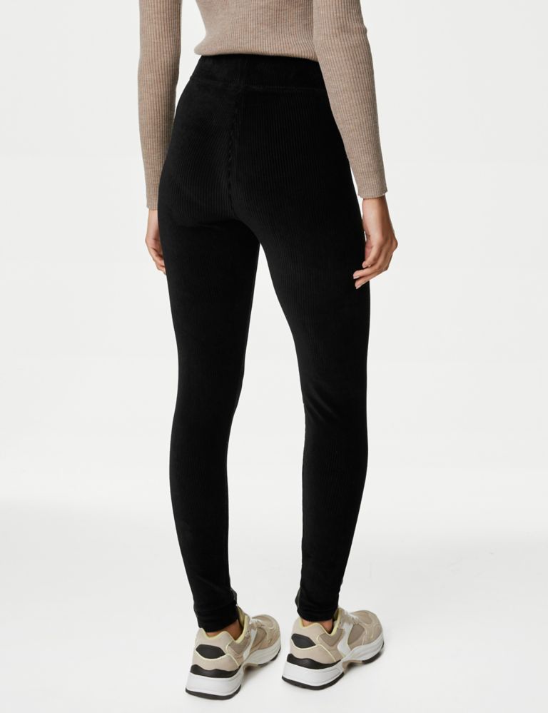 Cord High Waisted Leggings | M&S Collection | M&S
