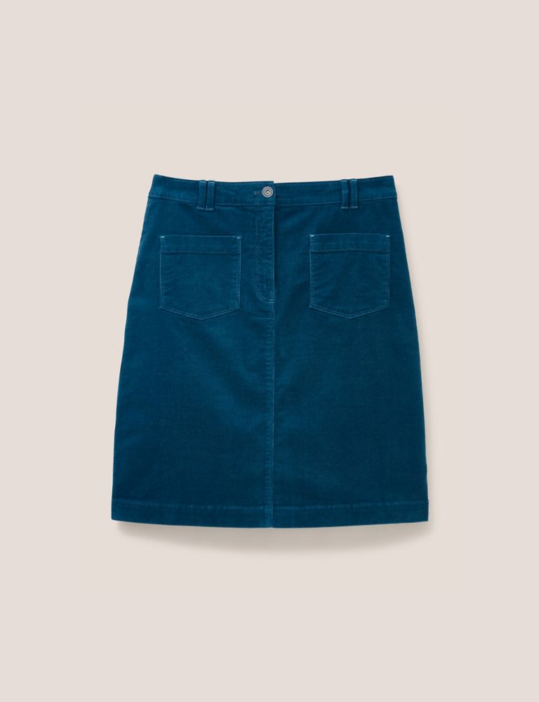 Cord Knee Length A-Line Skirt | White Stuff | M&S