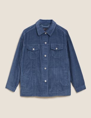 Longline corduroy jacket new arrivals