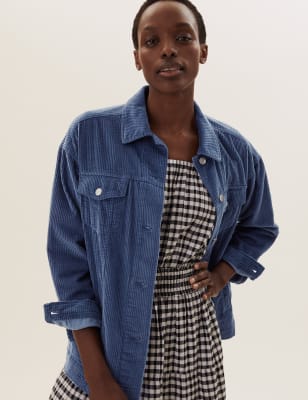 Cord jacket women clearance