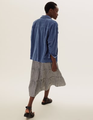 Cord Longline Jacket M S Collection M S