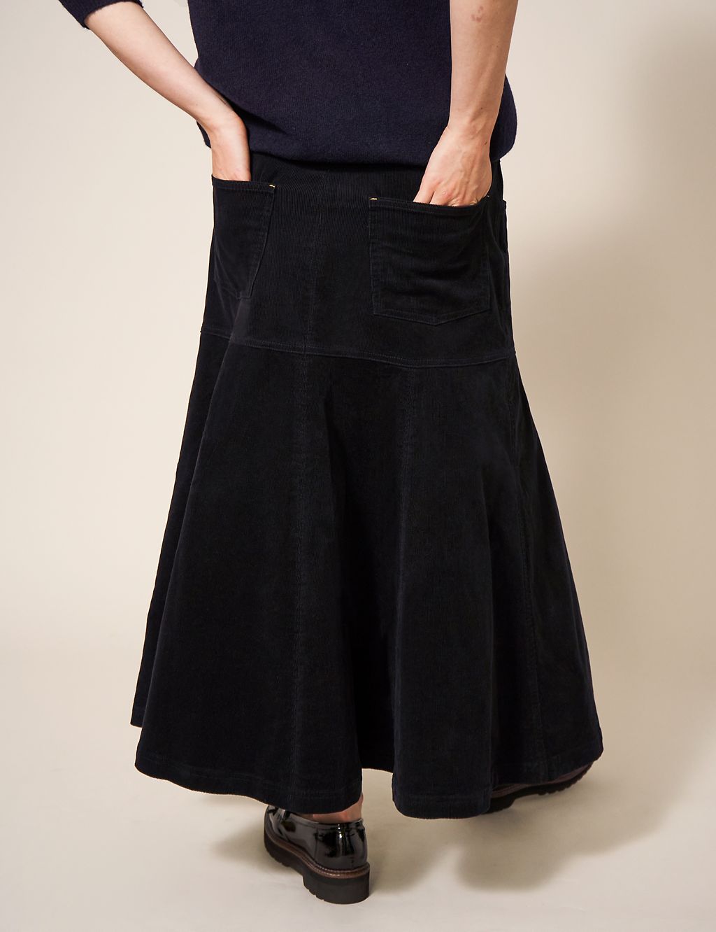 Cord Maxi A-Line Skirt | White Stuff | M&S