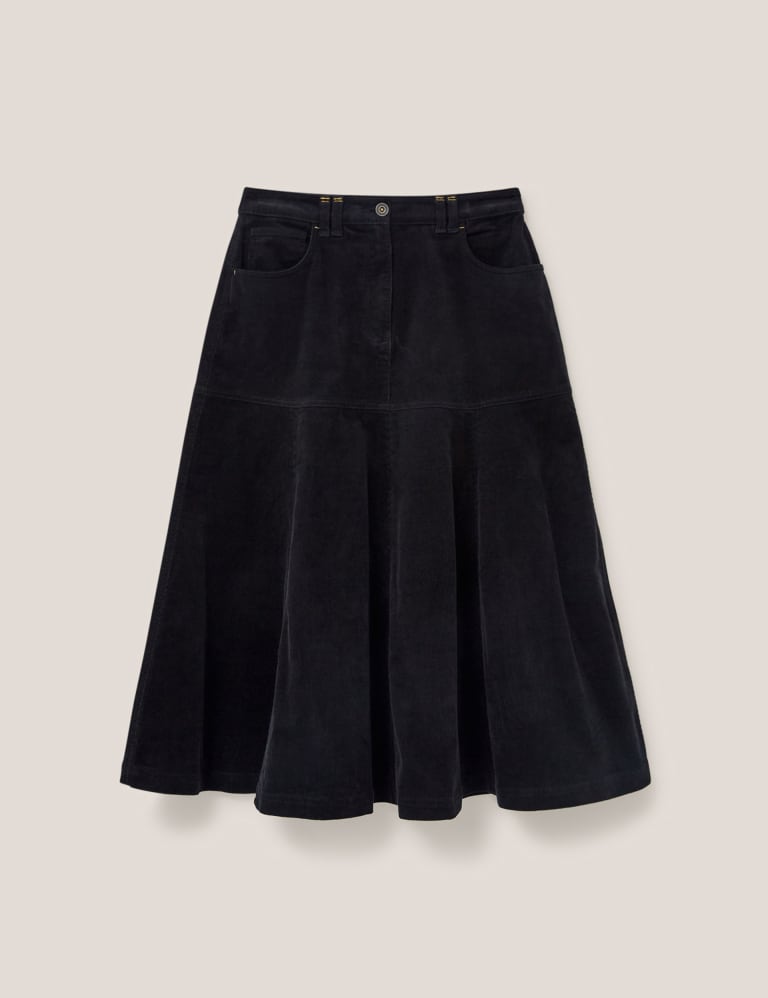 Black corduroy new arrivals skirt 80