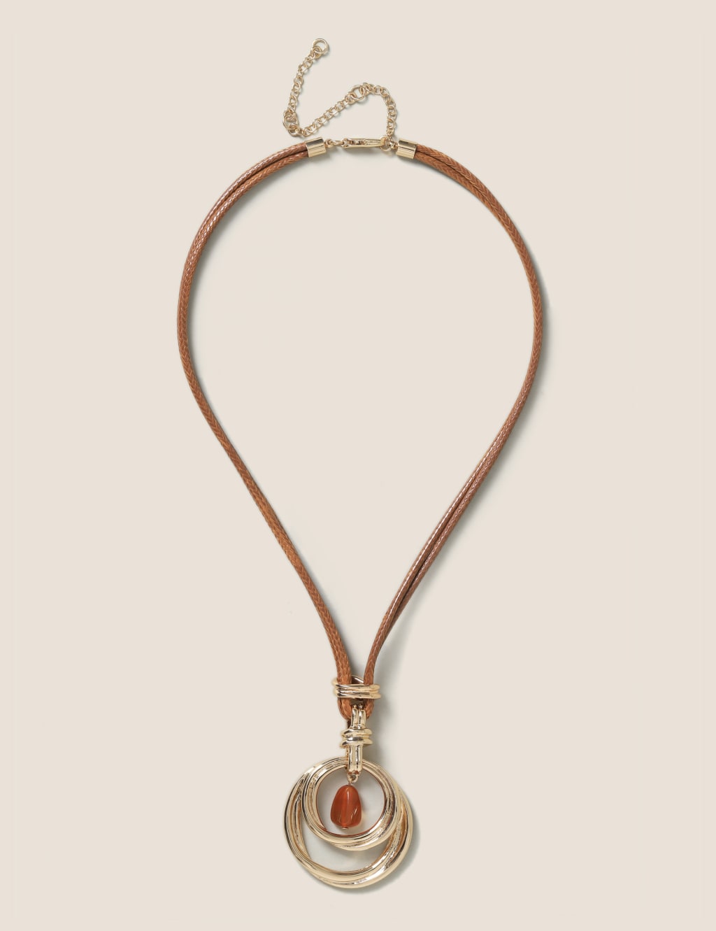 Cord Rope Pendent Necklace M&S Collection M&S