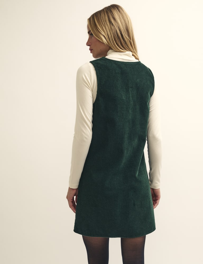 Cord shift dress uk online