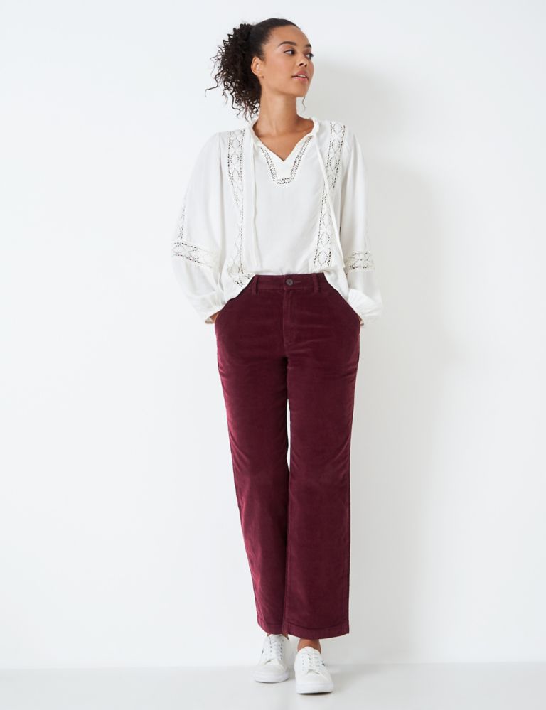 Cord Wide Leg Trousers 1 of 6