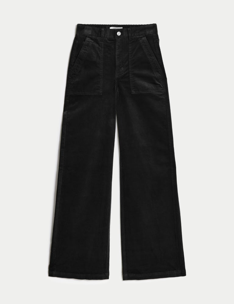 Cord Wide Leg Trousers