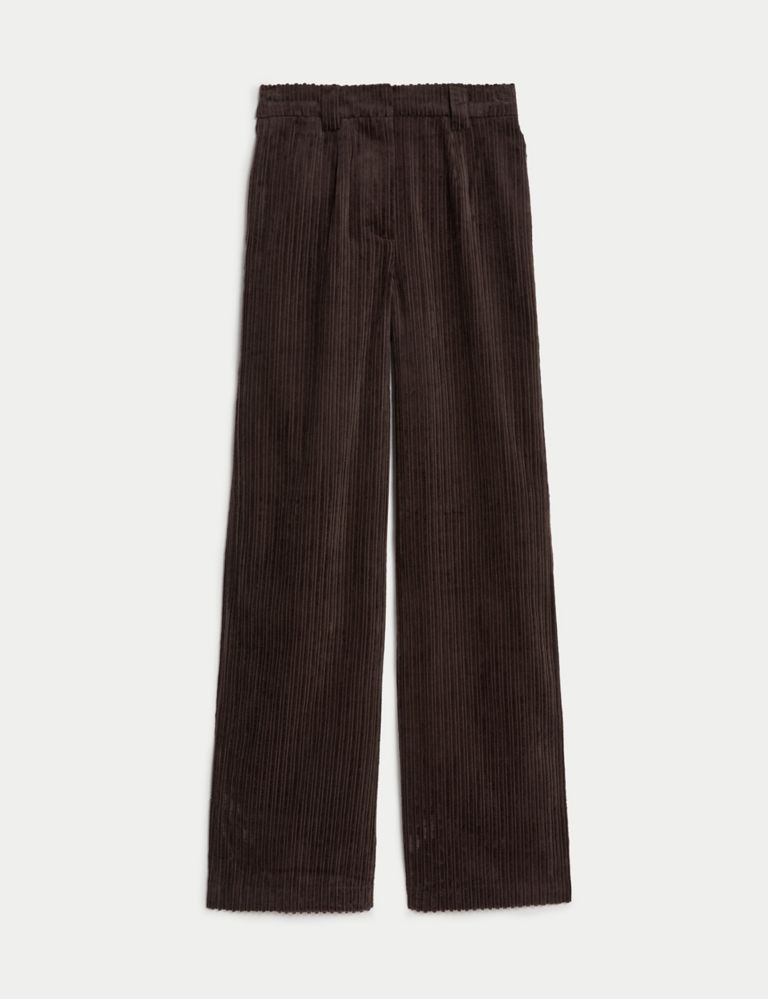 Cord Wide Leg Trousers | M&S Collection | M&S