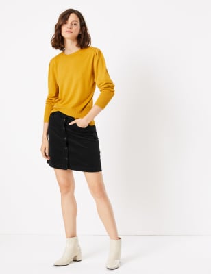 Plus size new arrivals corduroy skirt 5t