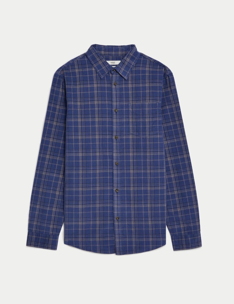 M&s denim outlet shirt mens