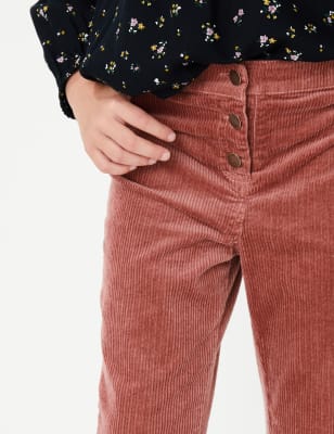 kick flare corduroy trousers