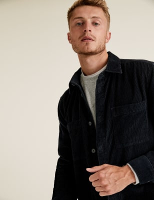 Marks and spencer on sale overshirt