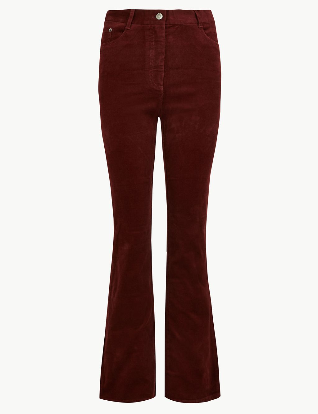 Corduroy Slim Flare Trousers 1 of 5