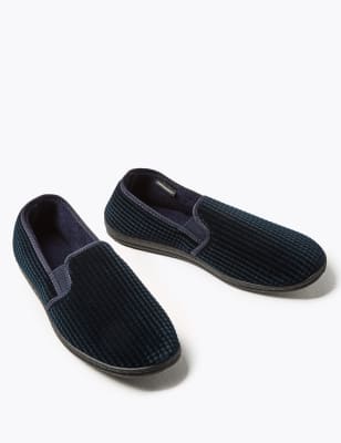 Corduroy Slippers with Freshfeet M S Collection M S