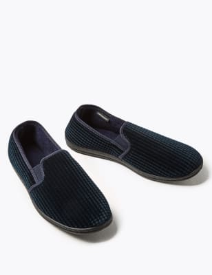 mens slippers marks and spencer