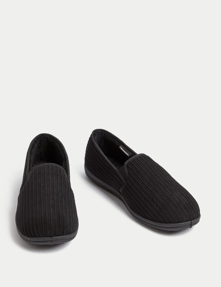 Corduroy Slippers with Freshfeet™ 2 of 4