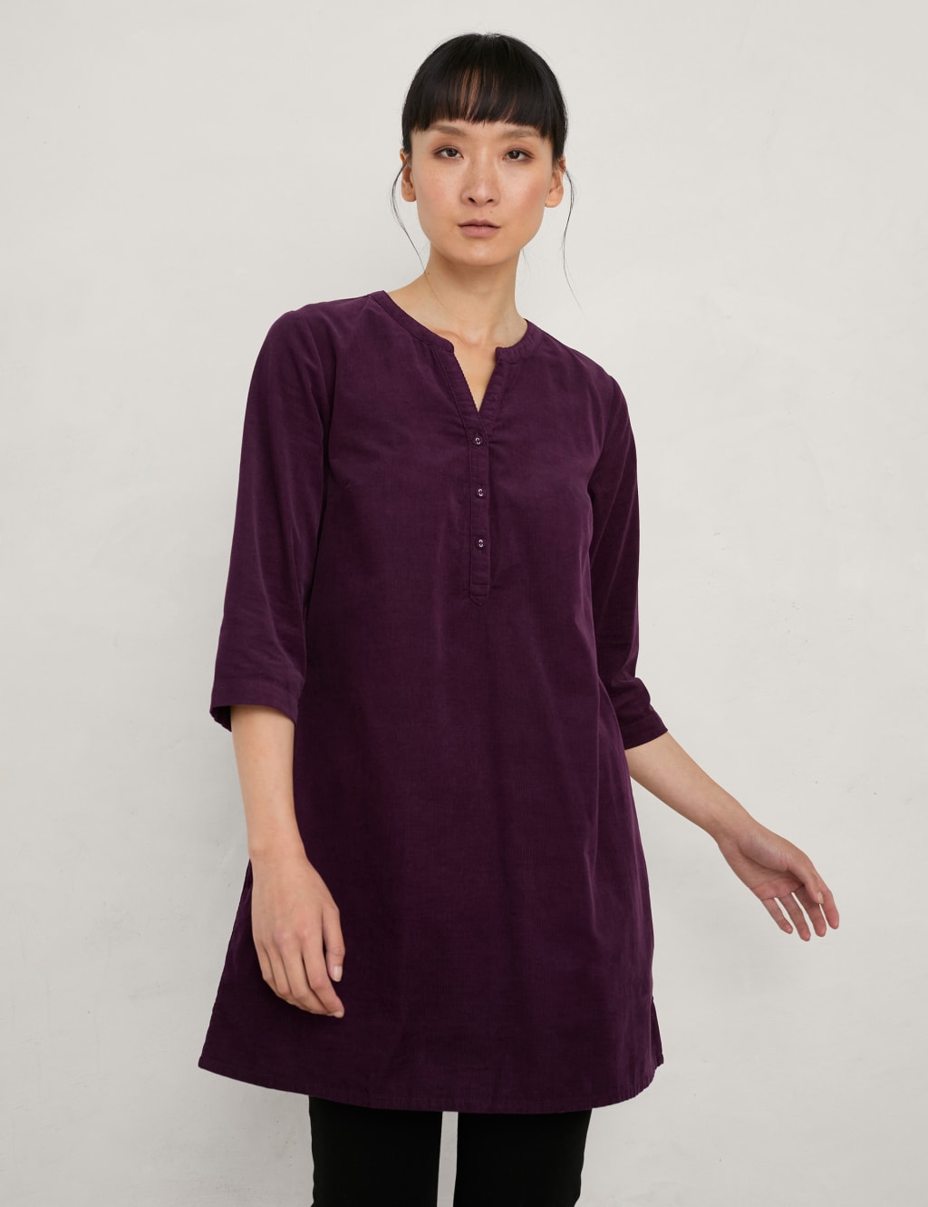 Corduroy Textured Tunic Seasalt Cornwall M&S