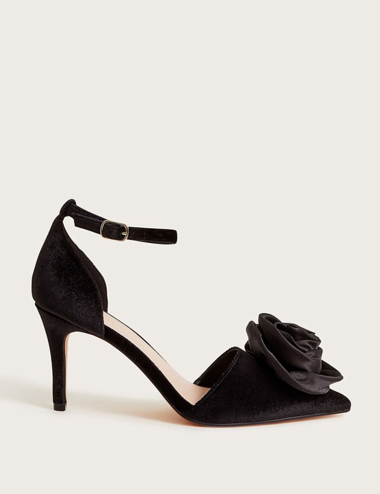 Corsage Ankle Strap Stiletto Heel Shoes | Monsoon | M&S