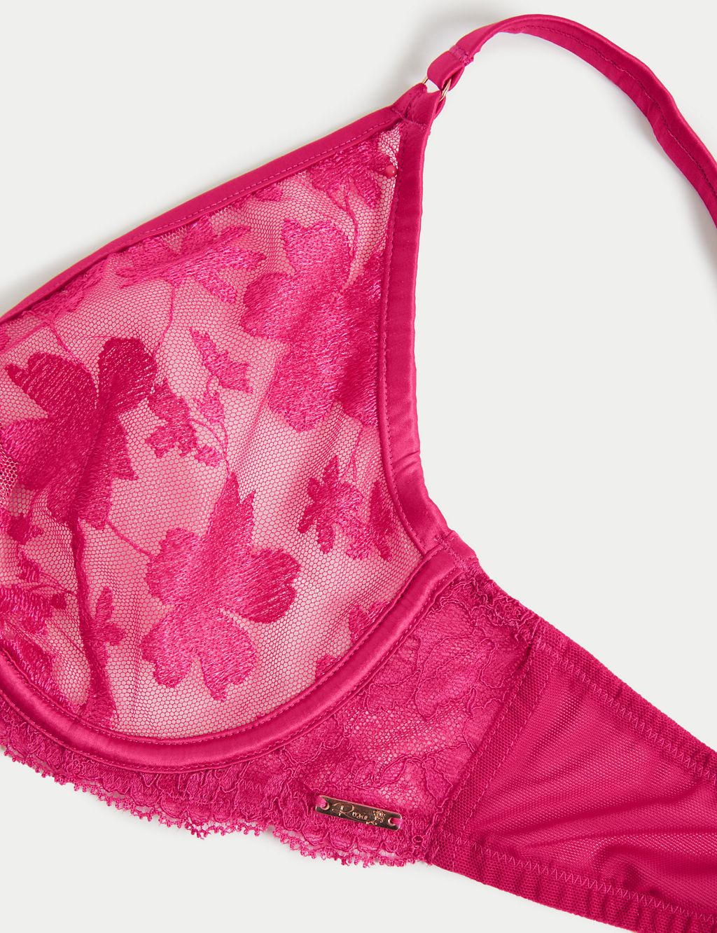 Cosmos Embroidery Wired Plunge Bra A-E 4 of 7