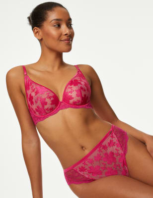 Sweet Strawberry Bikini Lingerie Set - Wireless Bra UK