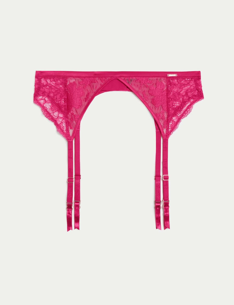 PRESENCE At DEBENHAMS Floral Lace Suspender Belt - Snazzy