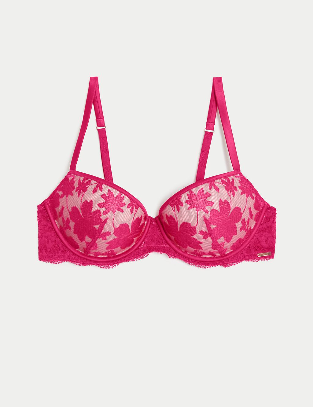 Cosmos Wired Push Up Balcony Bra A-E 1 of 7