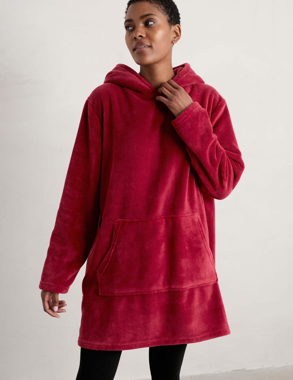 Cosy Relaxed Longline Lounge Hoodie Seasalt Cornwall M S