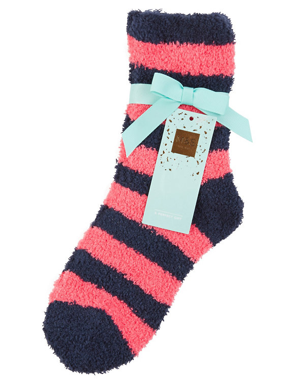 Cosy Striped Ankle Socks Image 1 of 2