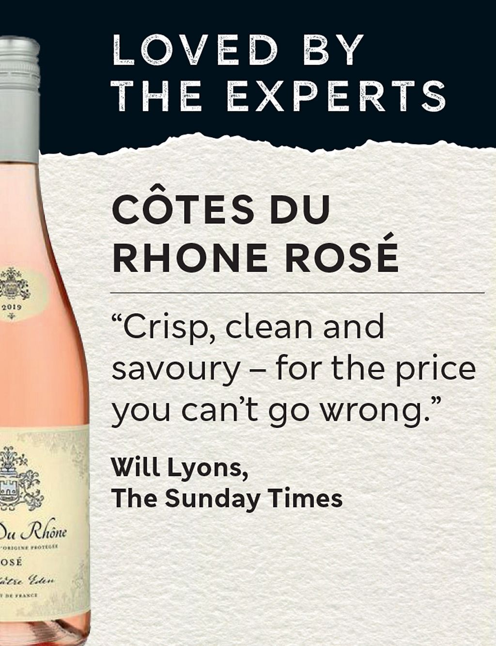 Cotes Du Rhone Rosé - Case of 6 1 of 4
