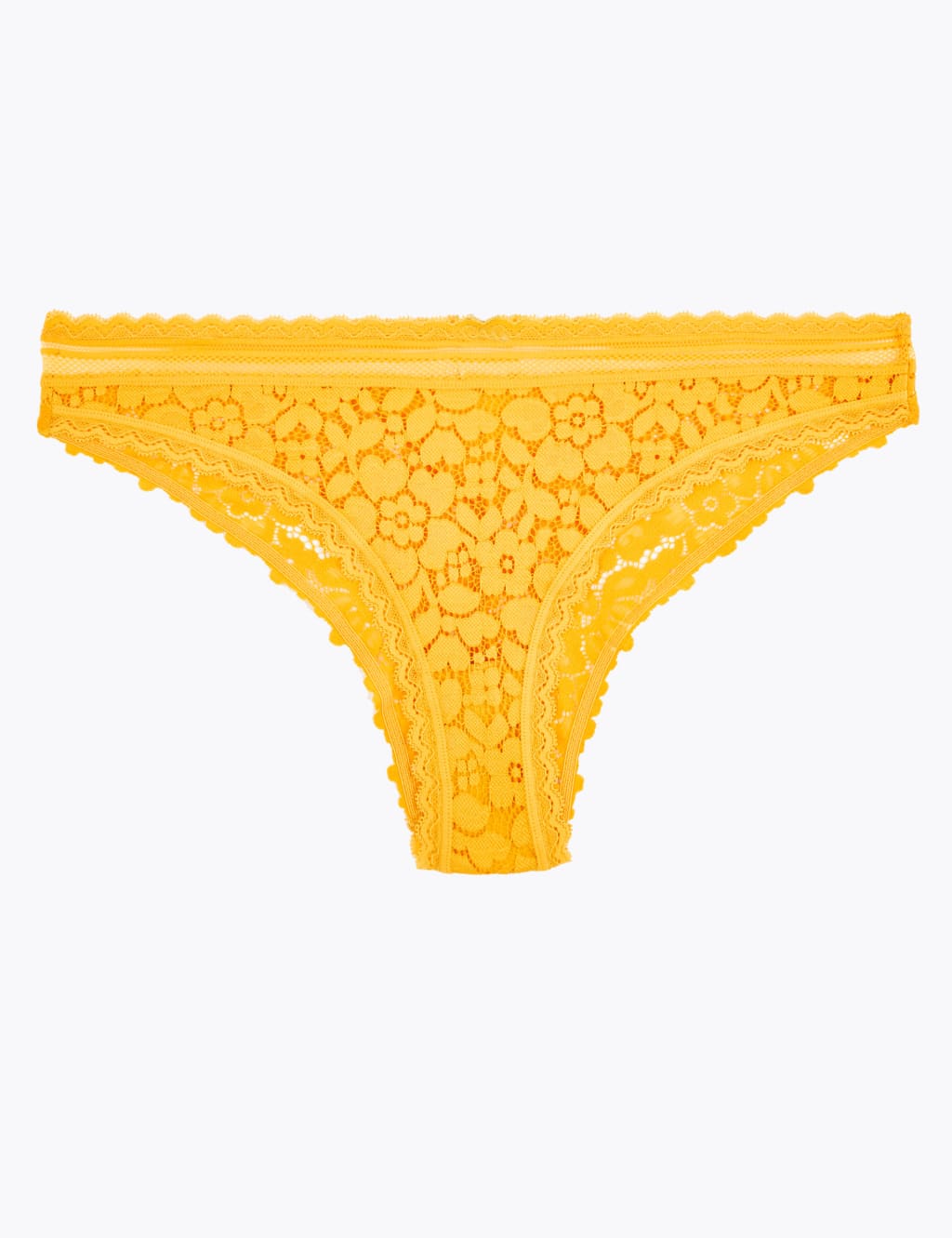 Cotton & Lace Brazilian Knickers M&S Collection M&S