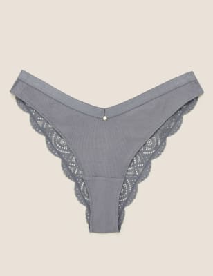 3 Pairs Marks /& Spencer/'s Mahogany Rio Sweetheart Brazilian Knickers Size 14 NEW