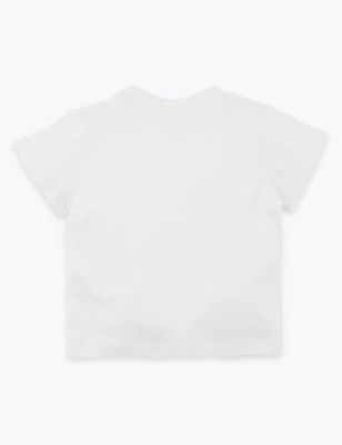 Cotton Be Kind Slogan T-Shirt (0-3 Yrs) | M&S