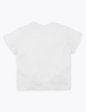 Cotton Be Kind Slogan T-Shirt (0-3 Yrs) | M&S