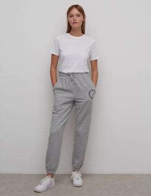 grey tapered joggers