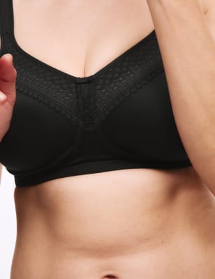 Buy DD+ Black Comfort Non Wired Support Bra 32F, Bras