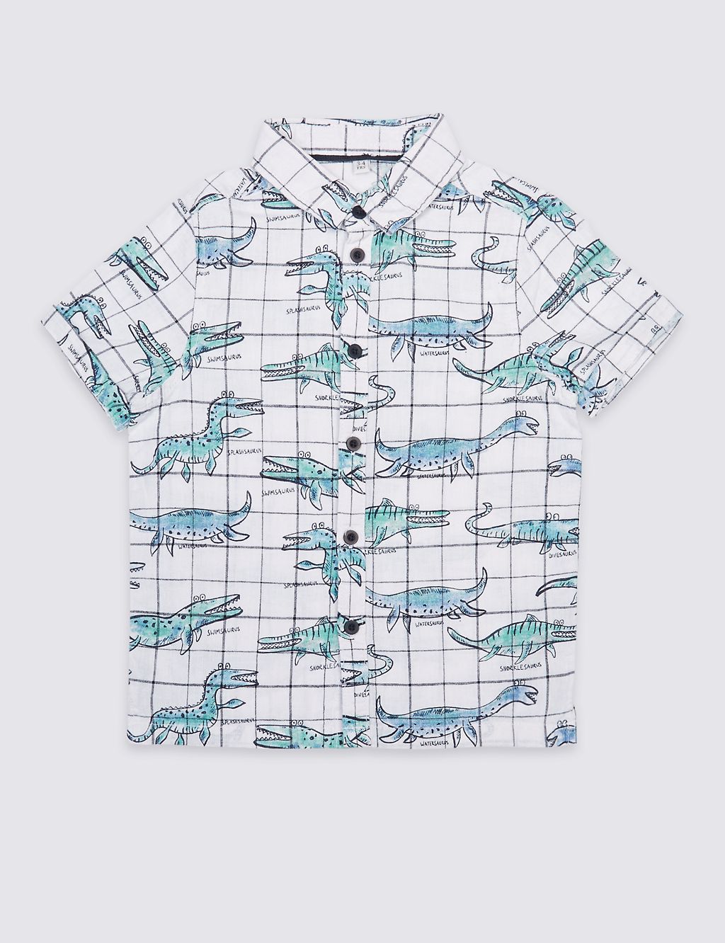 Cotton Blend All Over Print Shirt (3 Months - 7 Years) 1 of 3