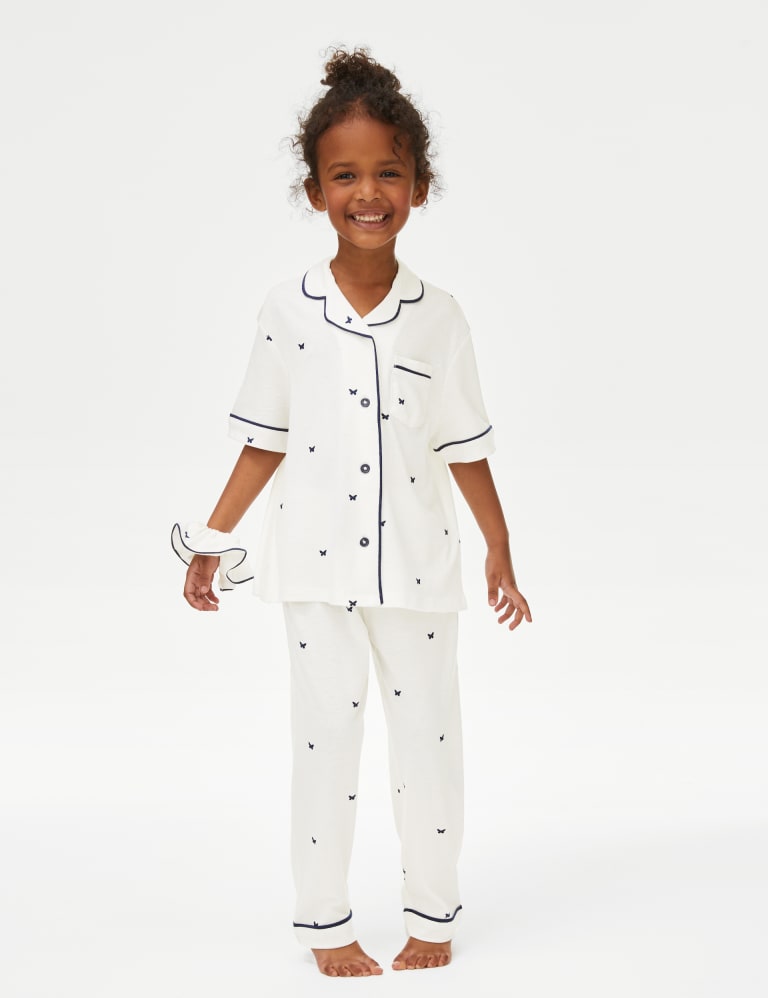 Cotton Blend Butterfly Pyjamas (3-6 Yrs) 3 of 6