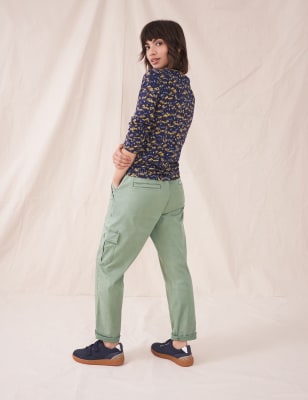 cotton blend cargo pants