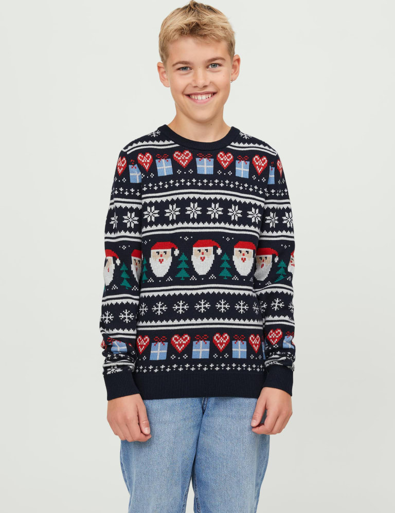 M&s kids christmas jumper online